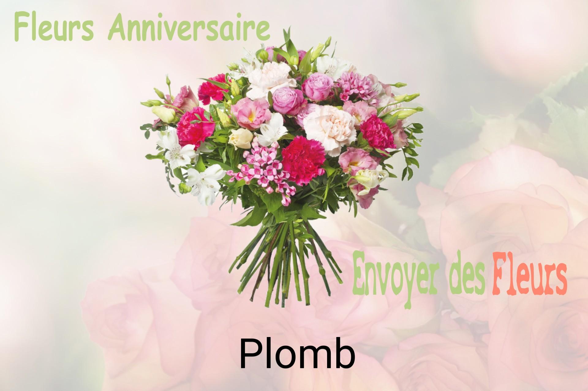 Bouquet de fleurs d’anniversaire livré à Plomb